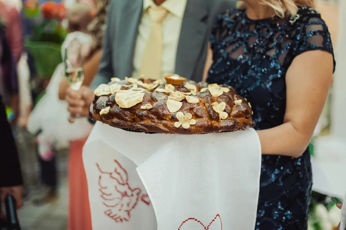 Brot & Salz bei einer russischen Hochzeit